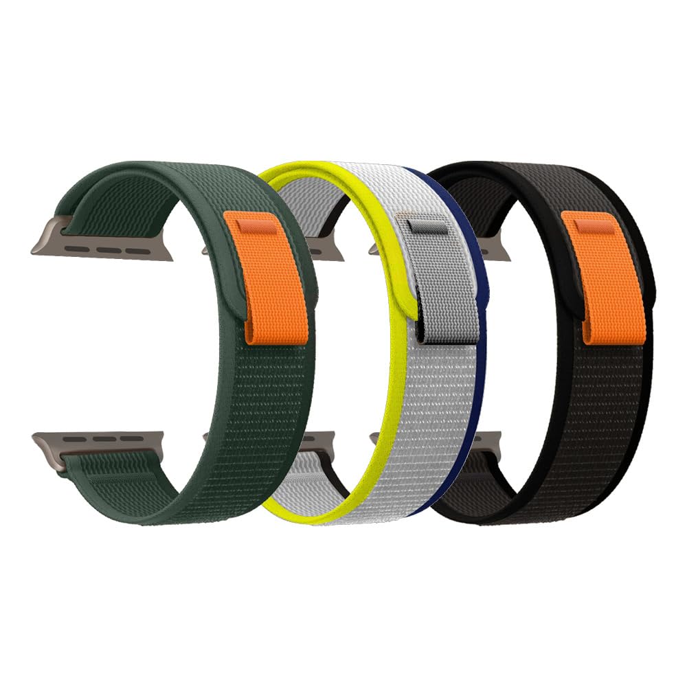 MARGOUN Trail Loop Nylon Band Compatible with Apple Watch, Adjustable Sport Band For Series Ultra 2/9 /Ultra 8/8 / 7/6 / 5/4 / 3 & SE