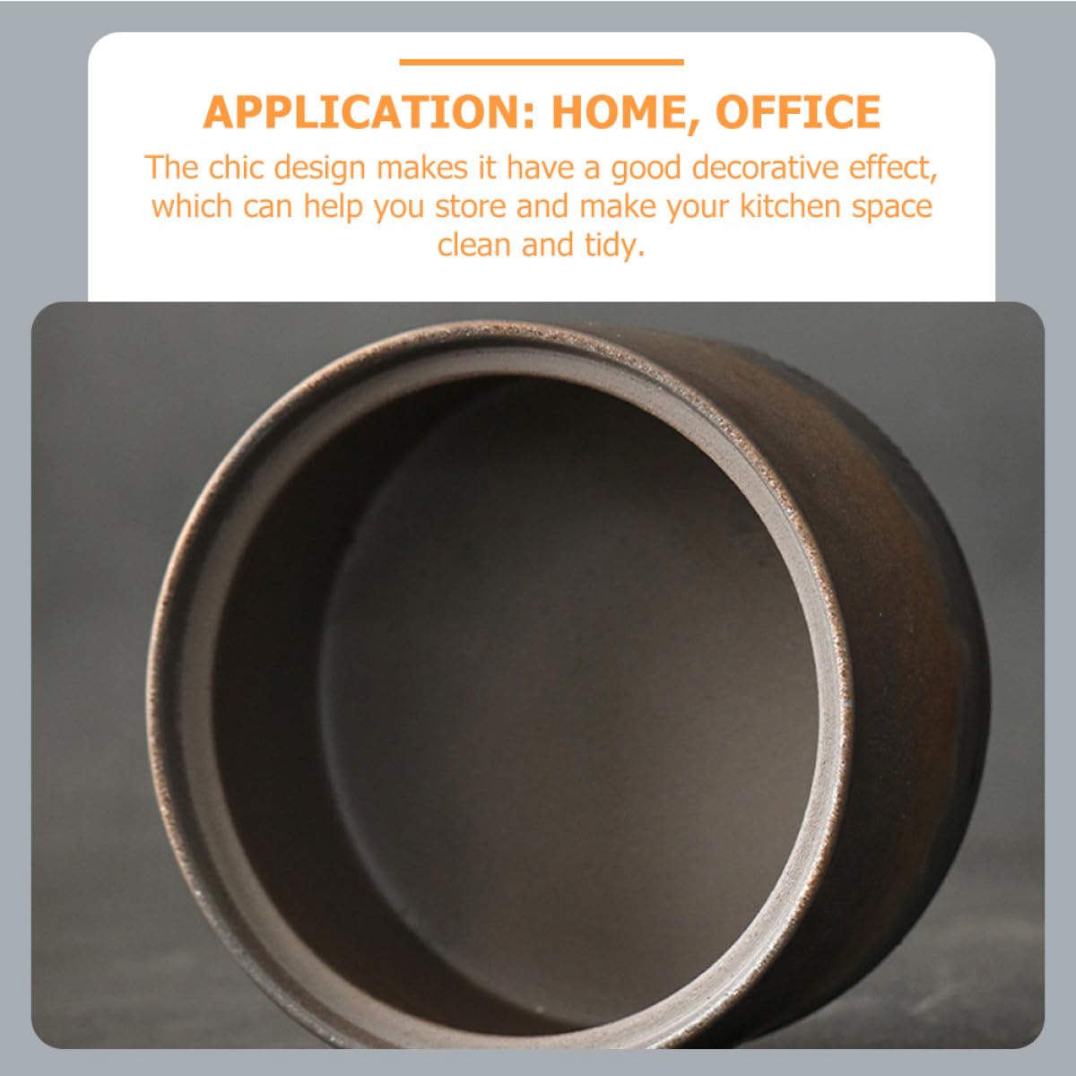 Homoyoyo Bote de Té de Cerámica de 500ml Tapa Sellada para Almacenamiento y Protección, Recipiente Hermético Adecuado para Hogar y Té Aromático