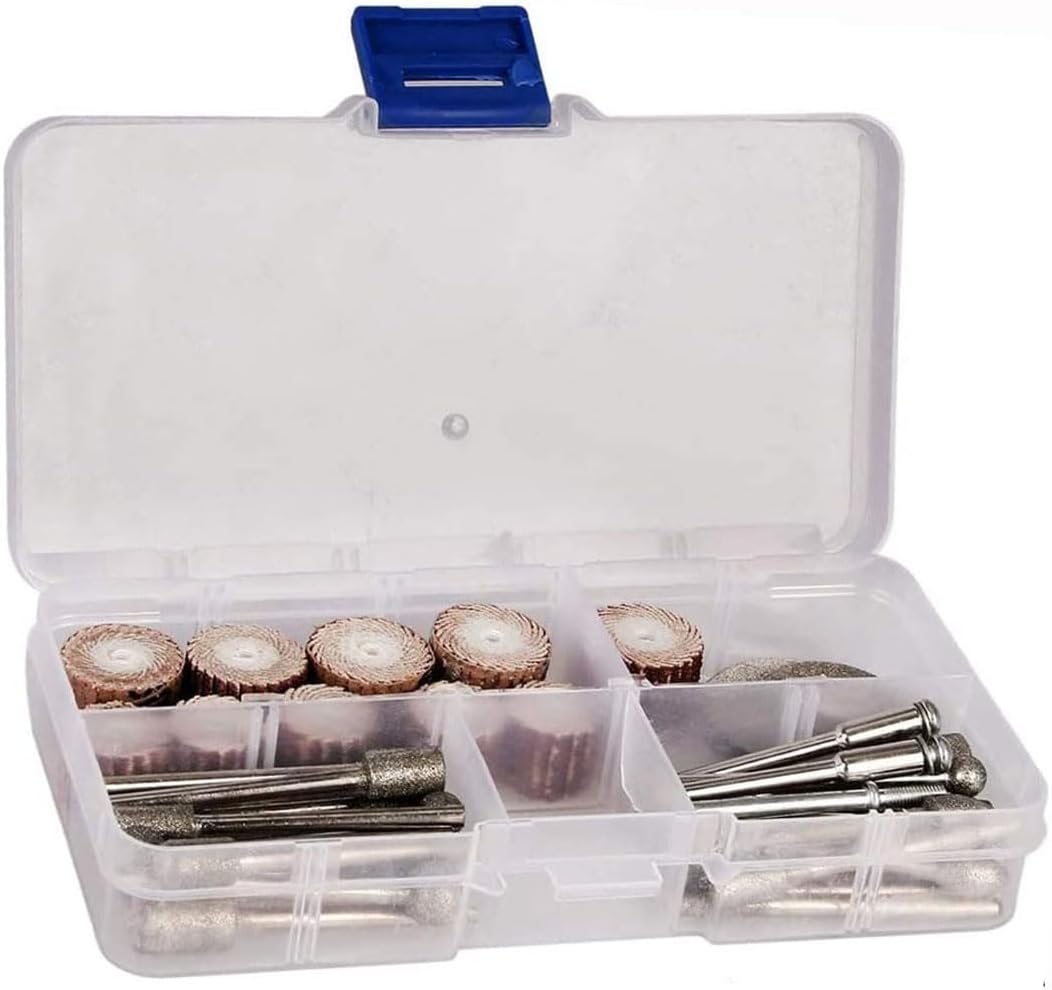 Carving Expert Stone Carving Set Polishing Rotary Tools Diamond Burr for Carving/Engraving Stone, Rocks, Jewelry, Glass, Ceramics For Dremel Rotary Tools