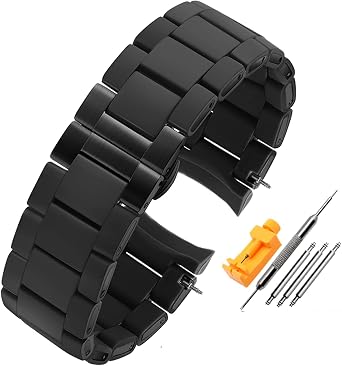 Rubber Watchband Silicone Wristband Bracelet Rose Gold Buckle For Armani AR5905 AR5906 AR5919 AR5920 20 23mm Watch Band Strap