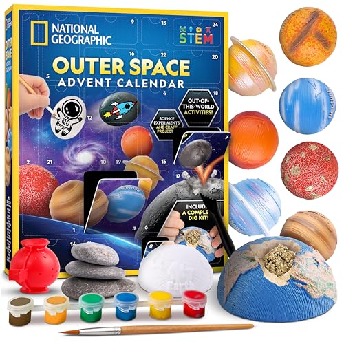 NATIONAL GEOGRAPHIC 2025 Outer Space Advent Calendar – 24 Days