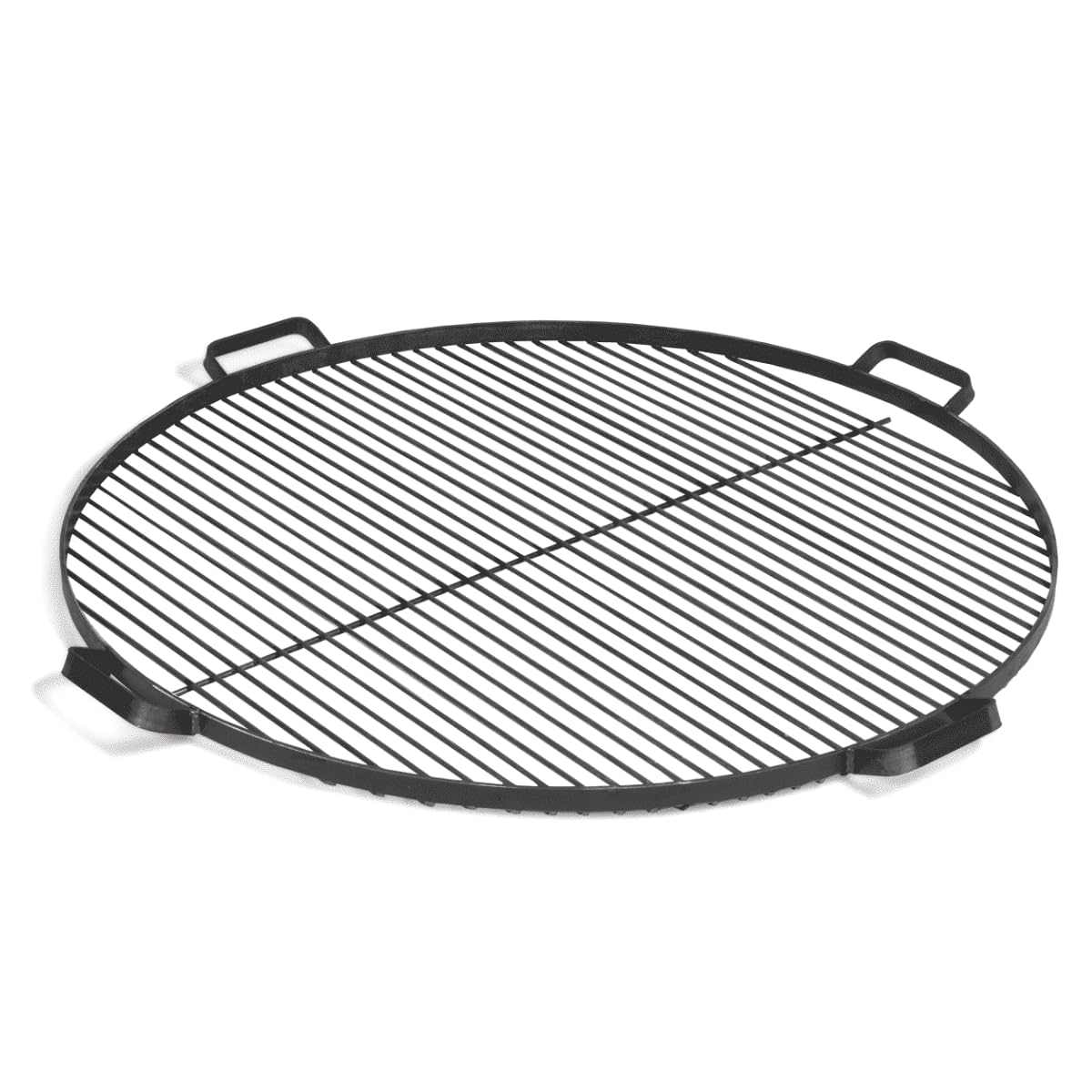 Barbecue Griglia in Acciaio Naturale da 70 cm con 4 Maniglie