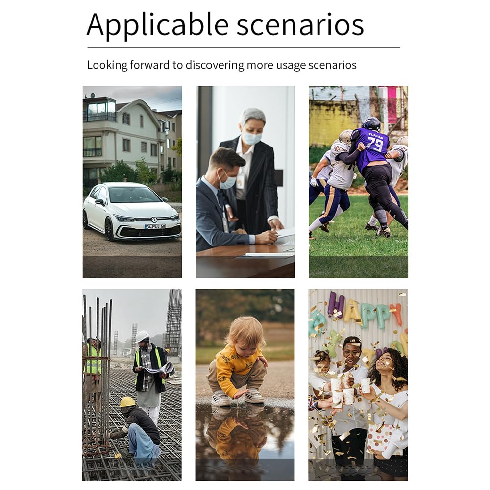 Andoer Body Cam con Audio e video Mini Telecamera per il Corpo True 1080P Small Body Camera Personal Pocket Video Camera Camera Indossabile per Corsi incontri corse Consegna Domicilio Polizia