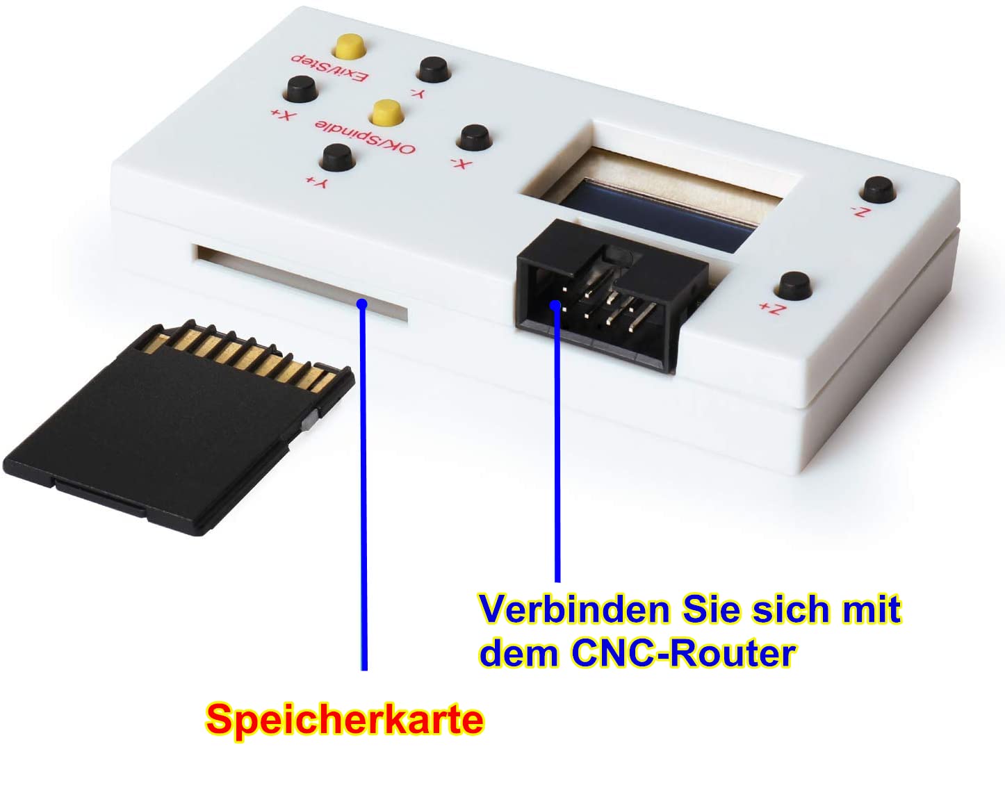 RATTMMOTOR Commande hors ligne, module de commande hors ligne, routeur CNC, module de contrôle hors ligne, contrôleur hors ligne, pour fraiseuse CNC 1610/3018 pro/3018 Pro max