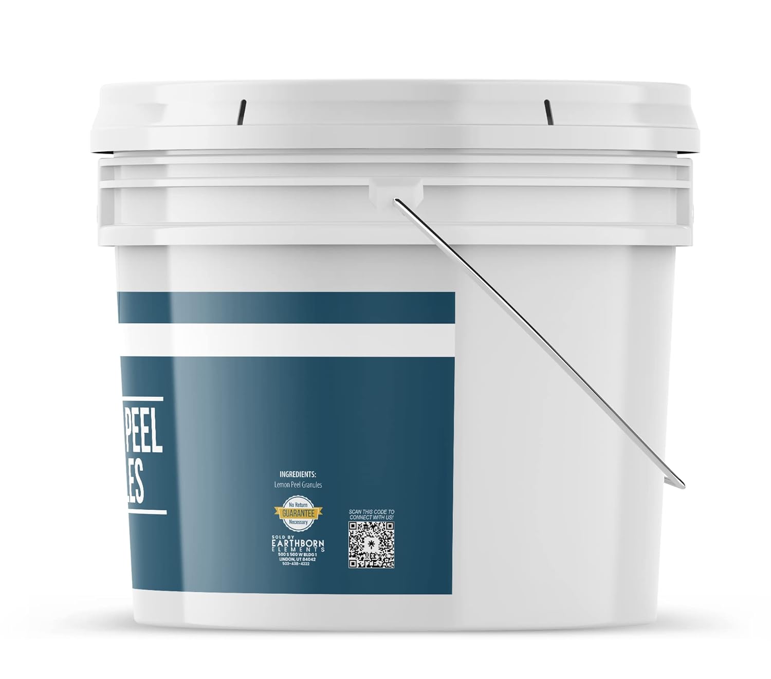 Earthborn Elements Lemon Peel Granules, 1 Gallon Bucket, Pure & Natural, Food Grade (4 Pound)