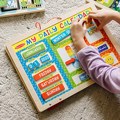 Melissa & Doug My First Daily Magnetic Activities Calendar For Kids, Weather And Seasons Calendar For Preschoolers And Ages 3+ (Pack Of 1) #TOP4