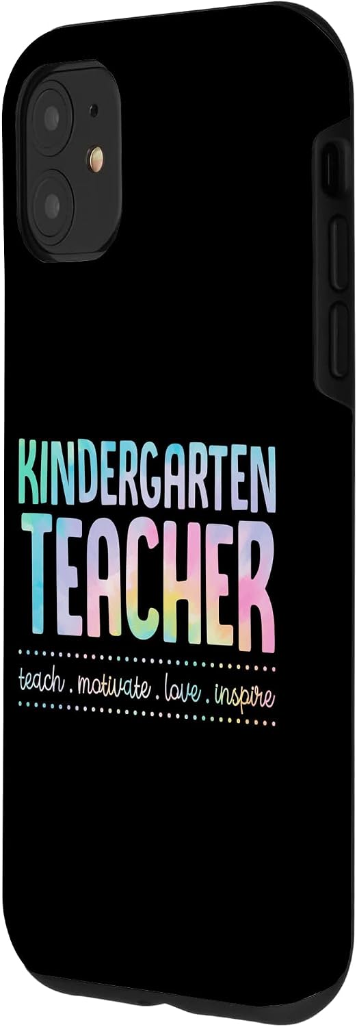 Kindergarten Teacher Teach Motivate Love Inspire Teaching Case for iPhone 11 image 2