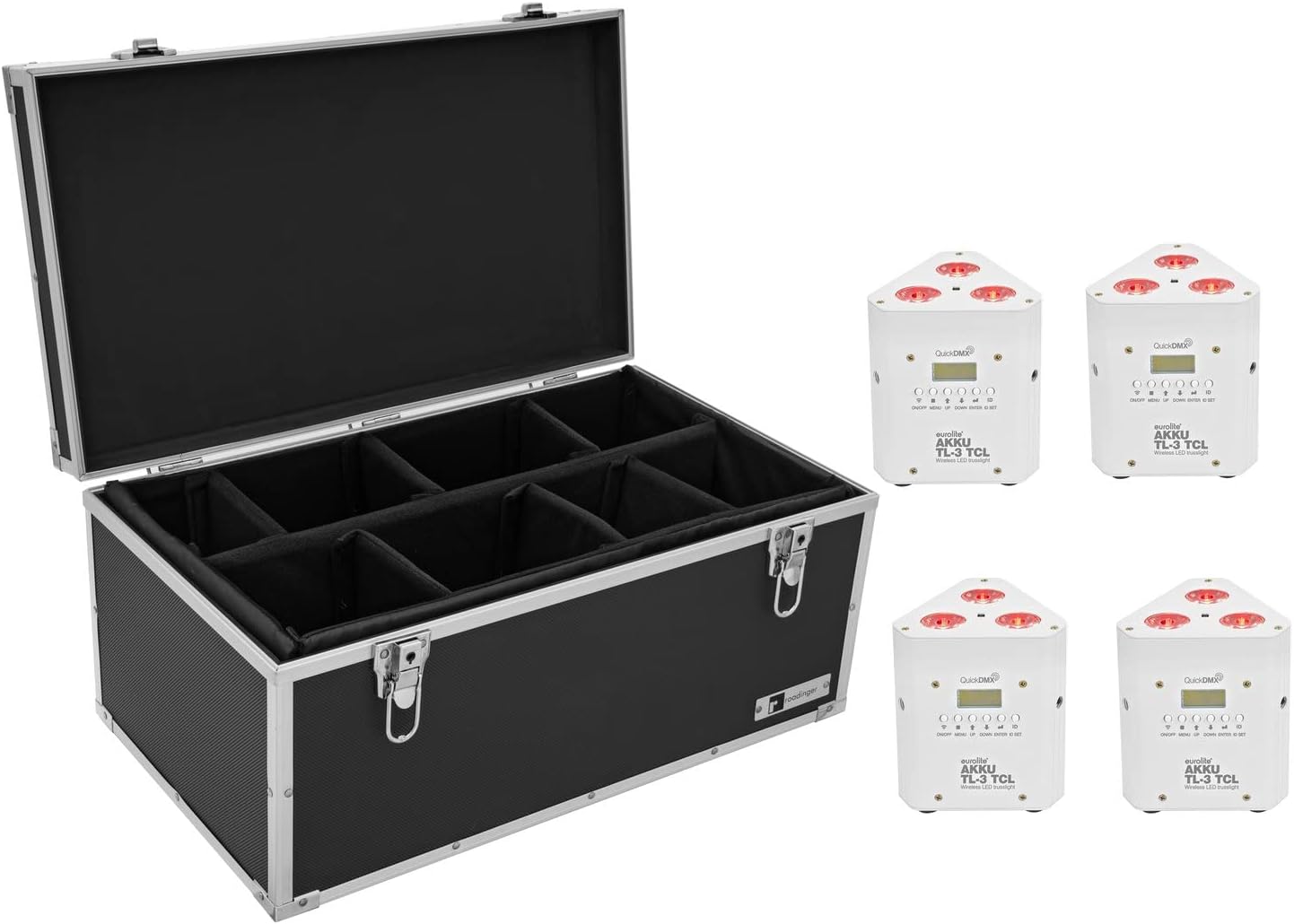 EuroliteSet of 4 Akku TL-3 Tcl White + Tdv-1 Case