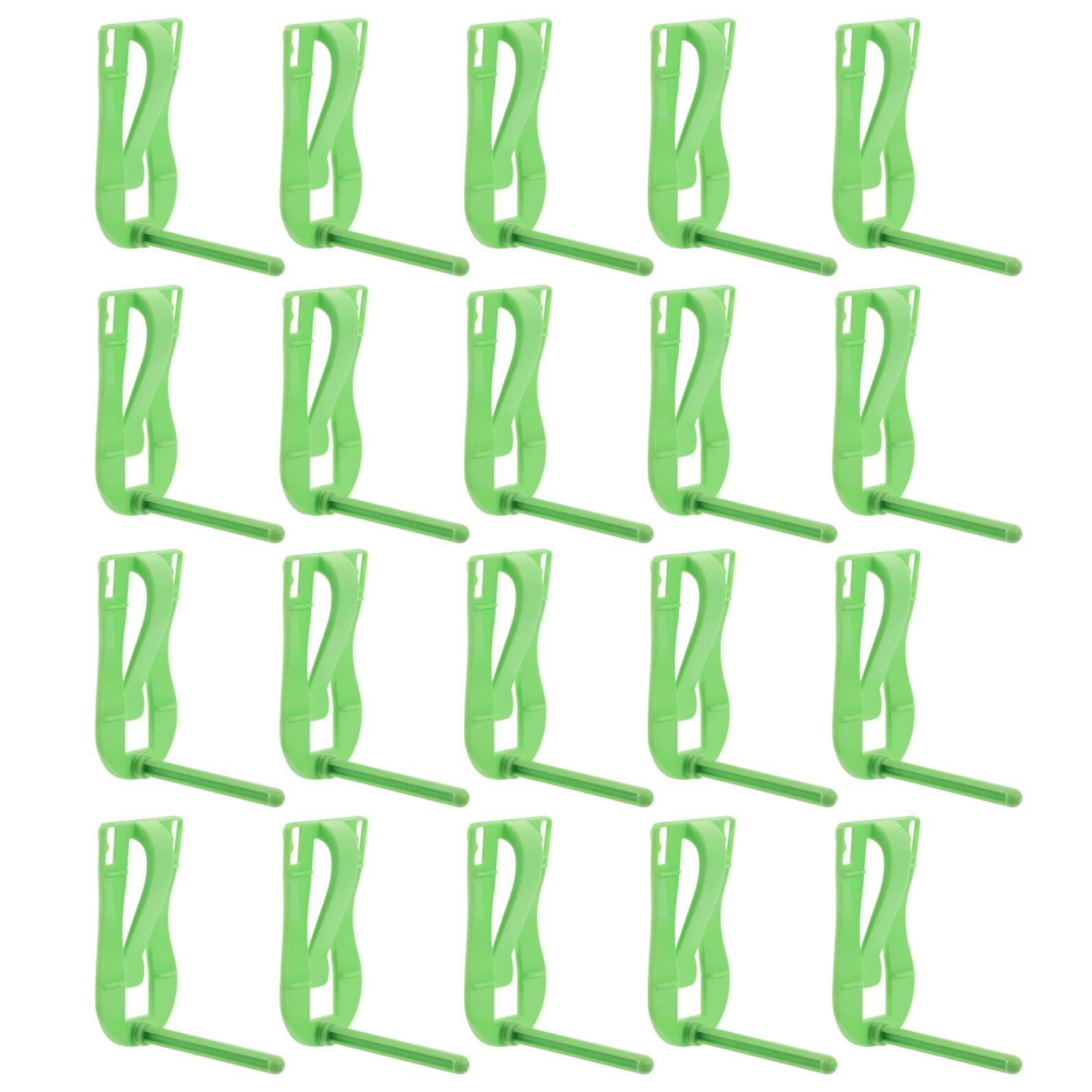 FRCOLOR Clip per Mangiatoia Uccelli 20 Pezzi Forchetta per Frutta e Verdura Supporto per Gabbia e Trespolo per Pappagalli e Parrocchetti Accessori per Gabbie da Voliera Adatti a