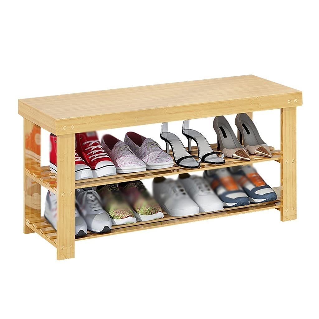 Zapatero para la entrada con taburete ideal para quitarse los zapatos al llegar