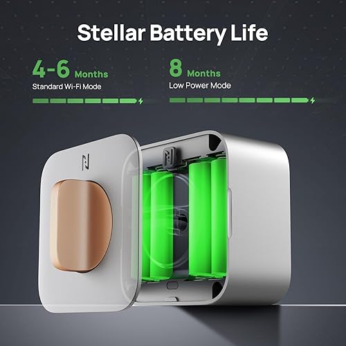 Miniatura 7 de Anona Holo - Cerradura inteligente Wi-Fi con teclado, cerrojo de entrada sin llave con control remoto de aplicación, bloqueo automático y detección