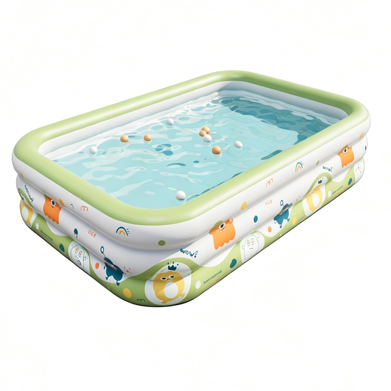 Piscina Gonfiabile Piscina Gonfiabile Per Bambini Da 150-300 Cm Per Adulti Da Esterno Piscina Per Bambini Da Esterno Con Fondo Spesso Per Adulti(180x138x55cm)