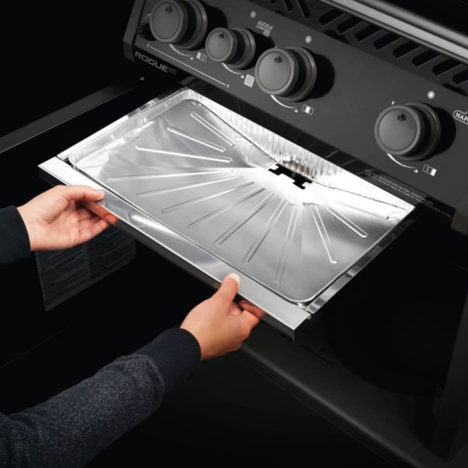 Napoleon Récupérateur de Graisses Aluminium Rogue 365 Lot de 3