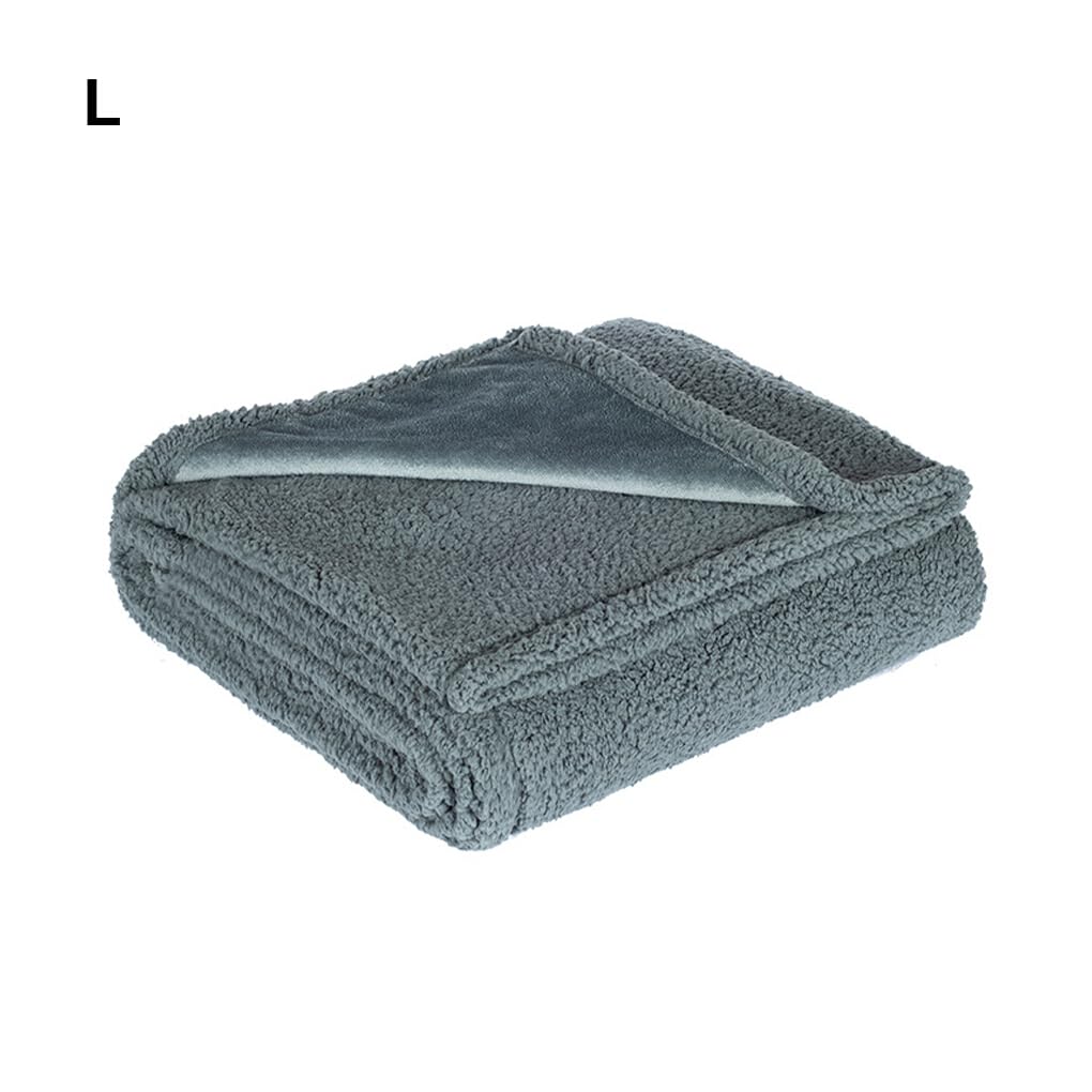 Manta Impermeable para Gatos, protección de Muebles Suave y cómoda, Manta Impermeable para Perros, Manta para Gato, Tela, Gris L