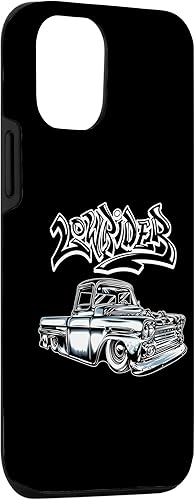 Miniatura 3 de iPhone 1212 Pro Chicano Lowrider Truck, Vintage Lowrider, Classic Lowrider Case