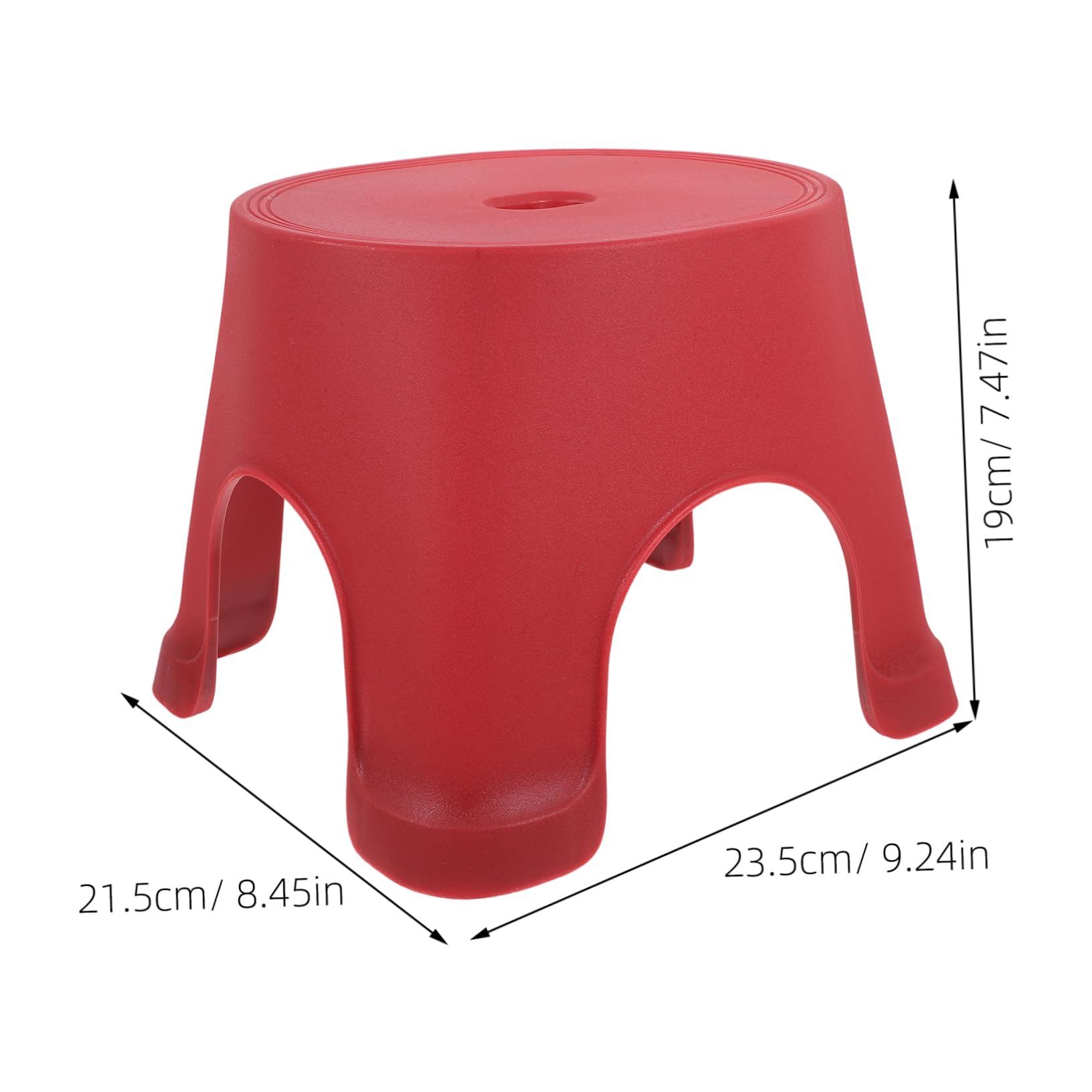 OUNONA Bath Stool for Toddlers Boys and Girls Step Stool Safe Slip for Learning Daily Activities Lightweight Plastic Design