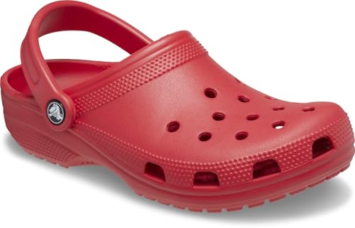Image of Crocs Unisex Adult Classic Clog 10001-6WC Varsity Red M3W5
