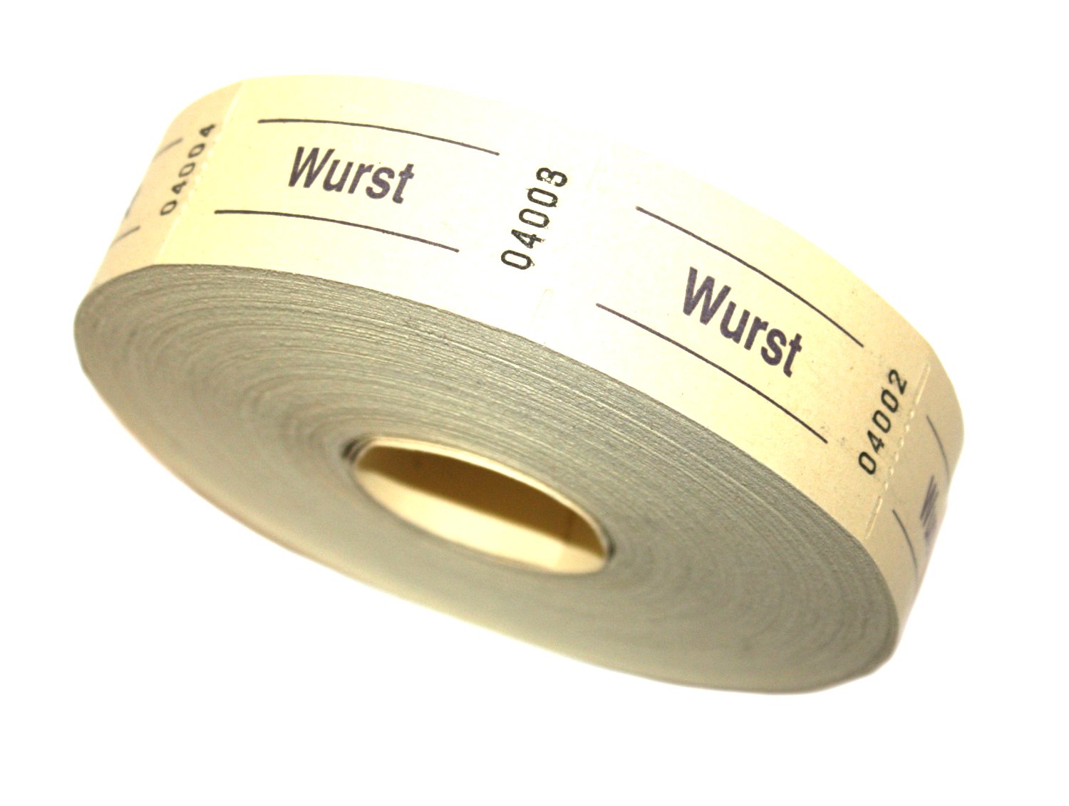 Sausage Bonrolle Yellow - 1000 perforated vouchers