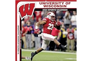 COL Wisconsin Badgers 2024 Wall Calendar: Perfect for Fans and Alumni of...