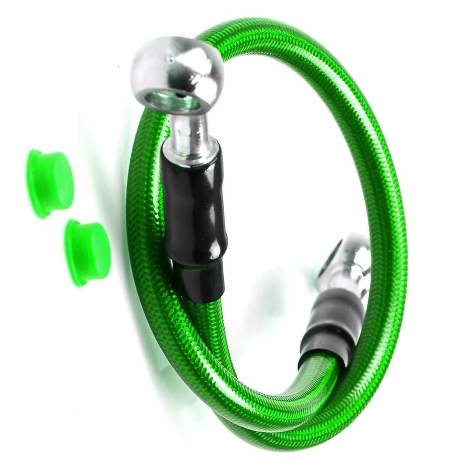 Ksxzw Green Motorbike Part 900Mm Universal Motorcycles Tubing Hydraulic Brake Oil Hose Fuel Pipe Tube Line(Green)
