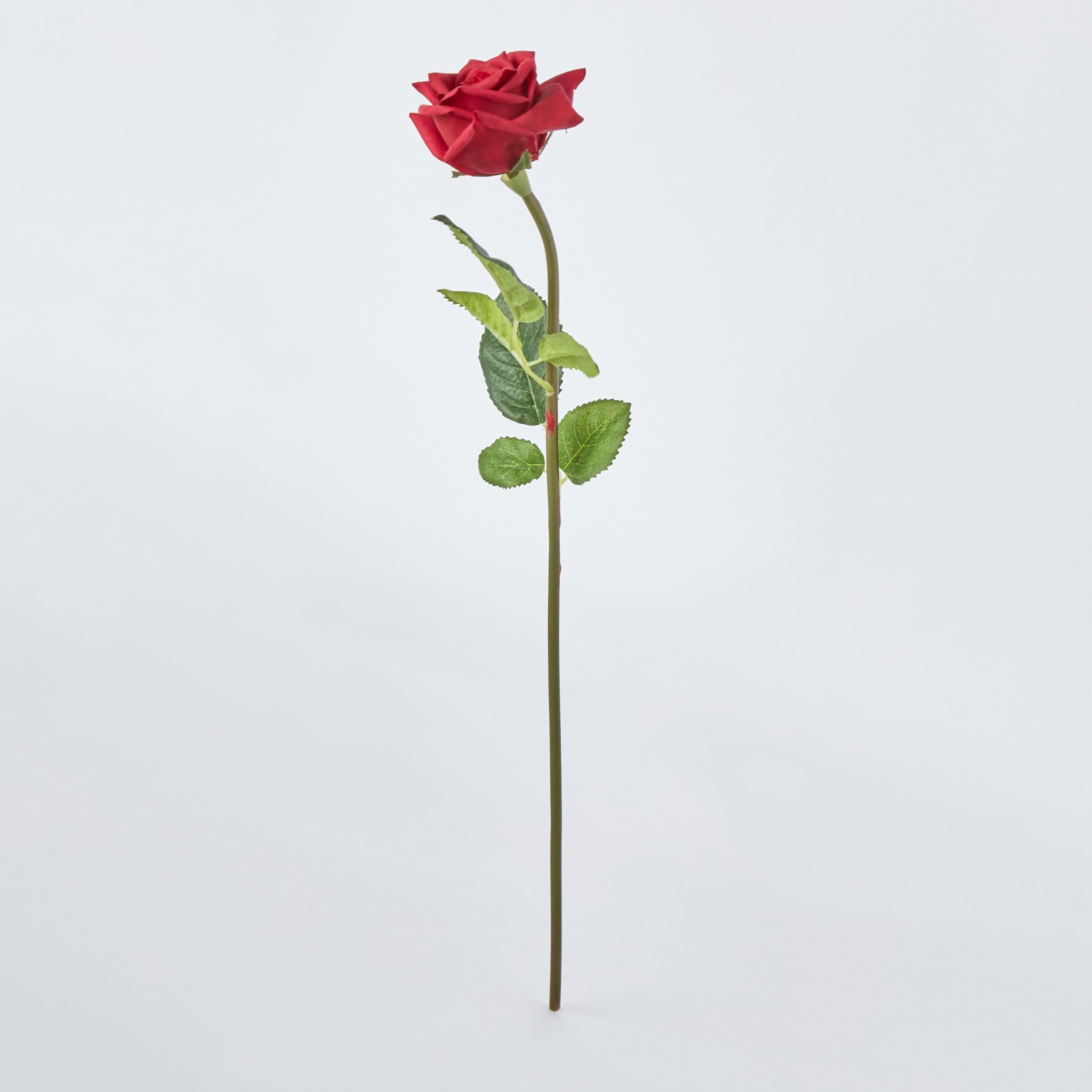 HomeBox Fleur Real Touch Single Red Rose Stem - 8x8x45.7 cm