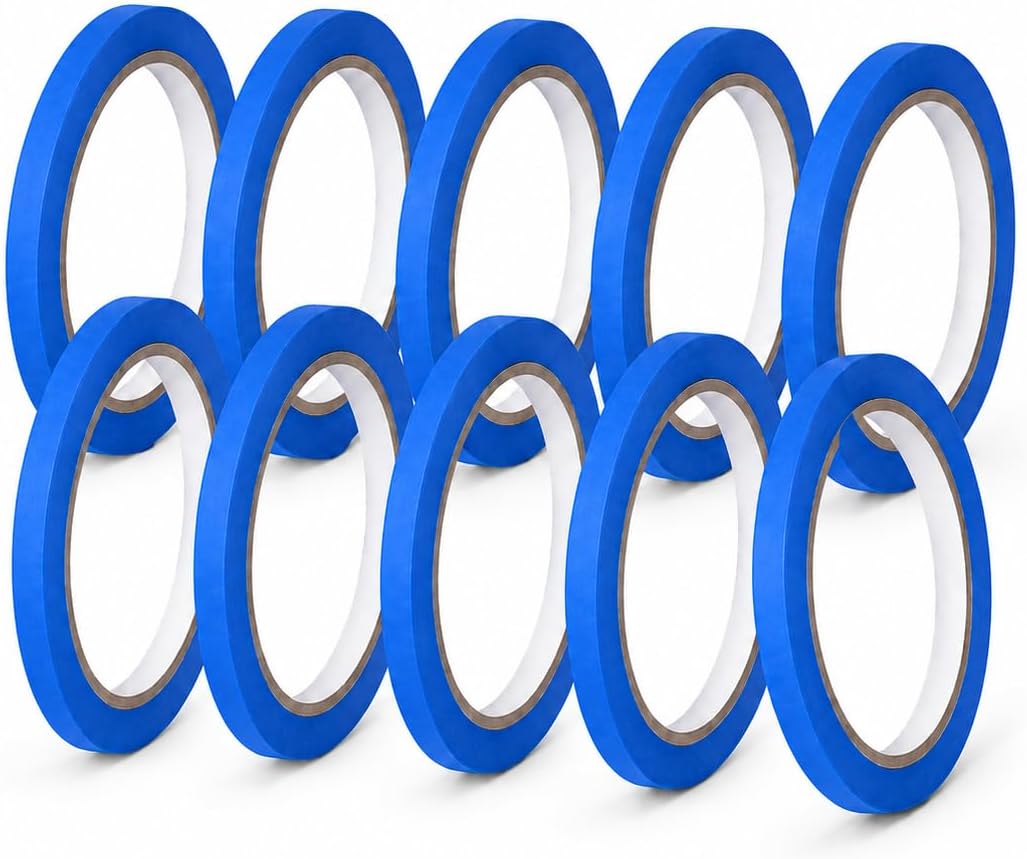 Produce Bag Closer Seal Tape 3/8" x 180 Yards (10 Rolls) (Dark Blue)