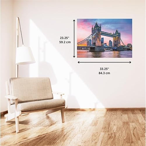 Miniatura 6 de Clementoni Tower Bridge Sunset - Rompecabezas de 1500 piezas para adultos