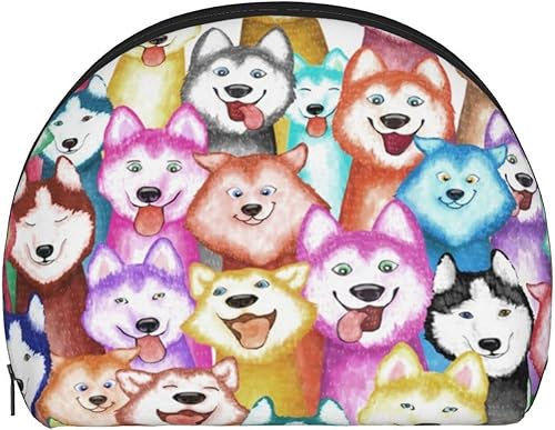 Miniatura 8 de Monederos coloridos y lindos para cachorros, monederos de tela Oxford con cremallera, monedero para mujer, tarjetero, carteras, Colorida bolsa de