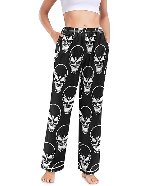 NXSOCBO Womens Pajama Pants, Lightweight Lounge Sleep Pjs Bottom with Pockets