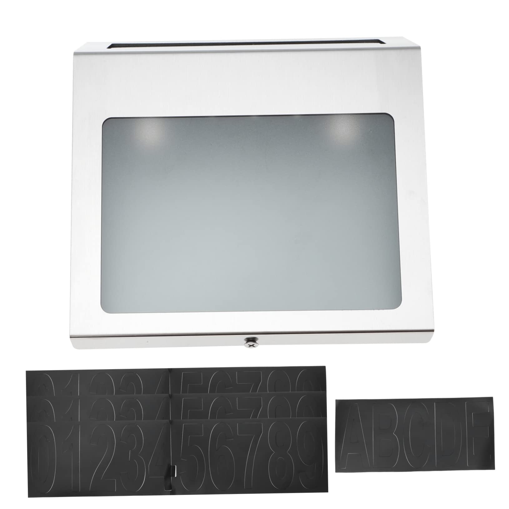 jojofuny Lampada Solare Per Numero Civico, Luce Solare Per Targa Porta, Set Di Luci Solari a Led Per Targa Porta, Durevole e Resistente Alle Intemperie, Ricarica Solare