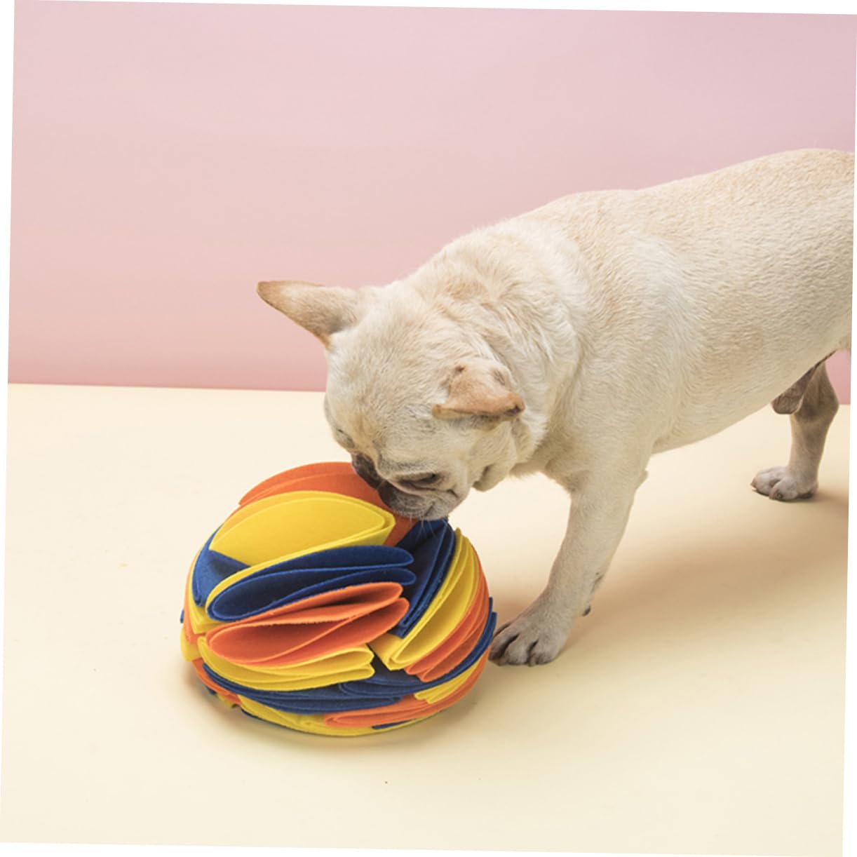 BESPORTBLE 3stücke Interaktiver Snuffle Ball Für Hunde Langsame Futtervergabe Mit Versteckten Leckerlis Aus Robustem Filz Für Kleine Und Große Haustiere