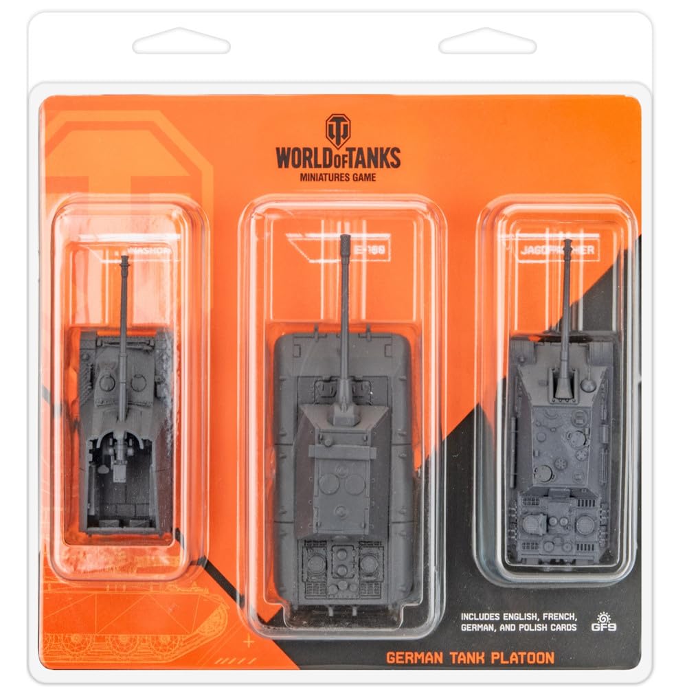 Battlefront Miniatures World of Tanks: Plotone di carri armati tedeschi (Nashorn, Jagdpanther, E-100)