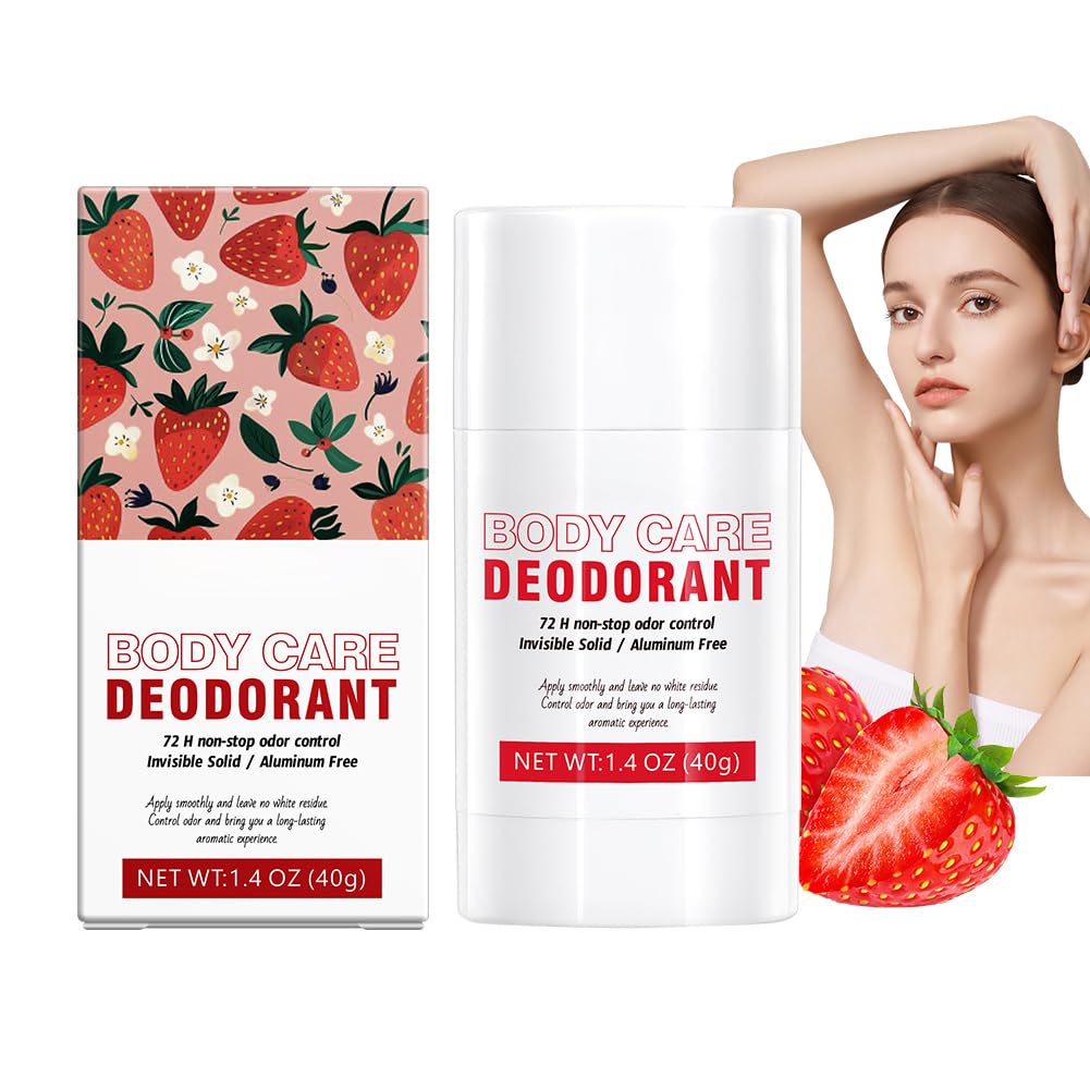 Wenrny Aluminum Free Deodorant Stick for Women,Fruit Scents Women Solid Stick Natural Deodorants,All Day Odor Control Body Deodorant,Smooth Solid
