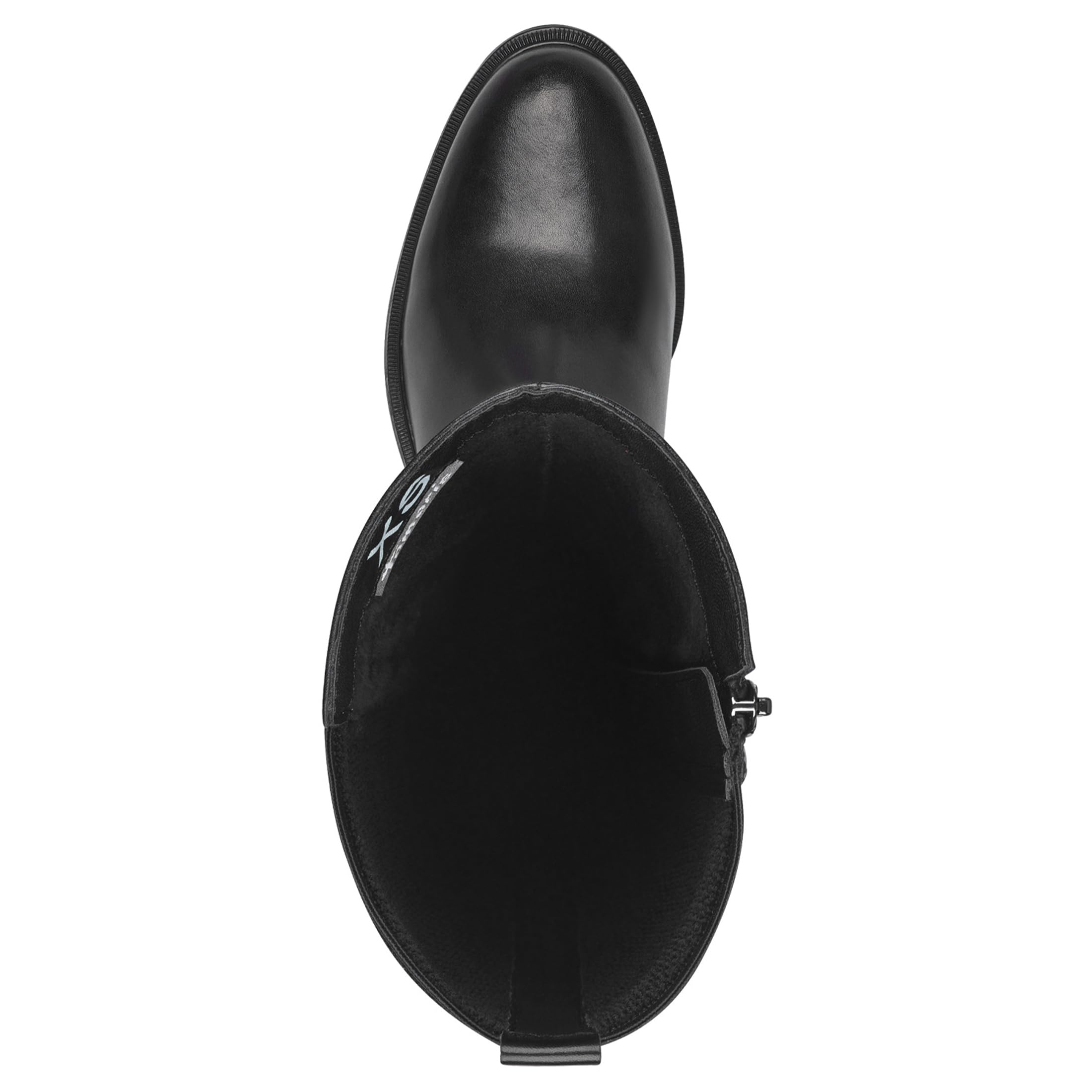 Infinity Leather Stivali da equitazione Classici da Donna in Pelle con Plateau Alto Fino al Ginocchio