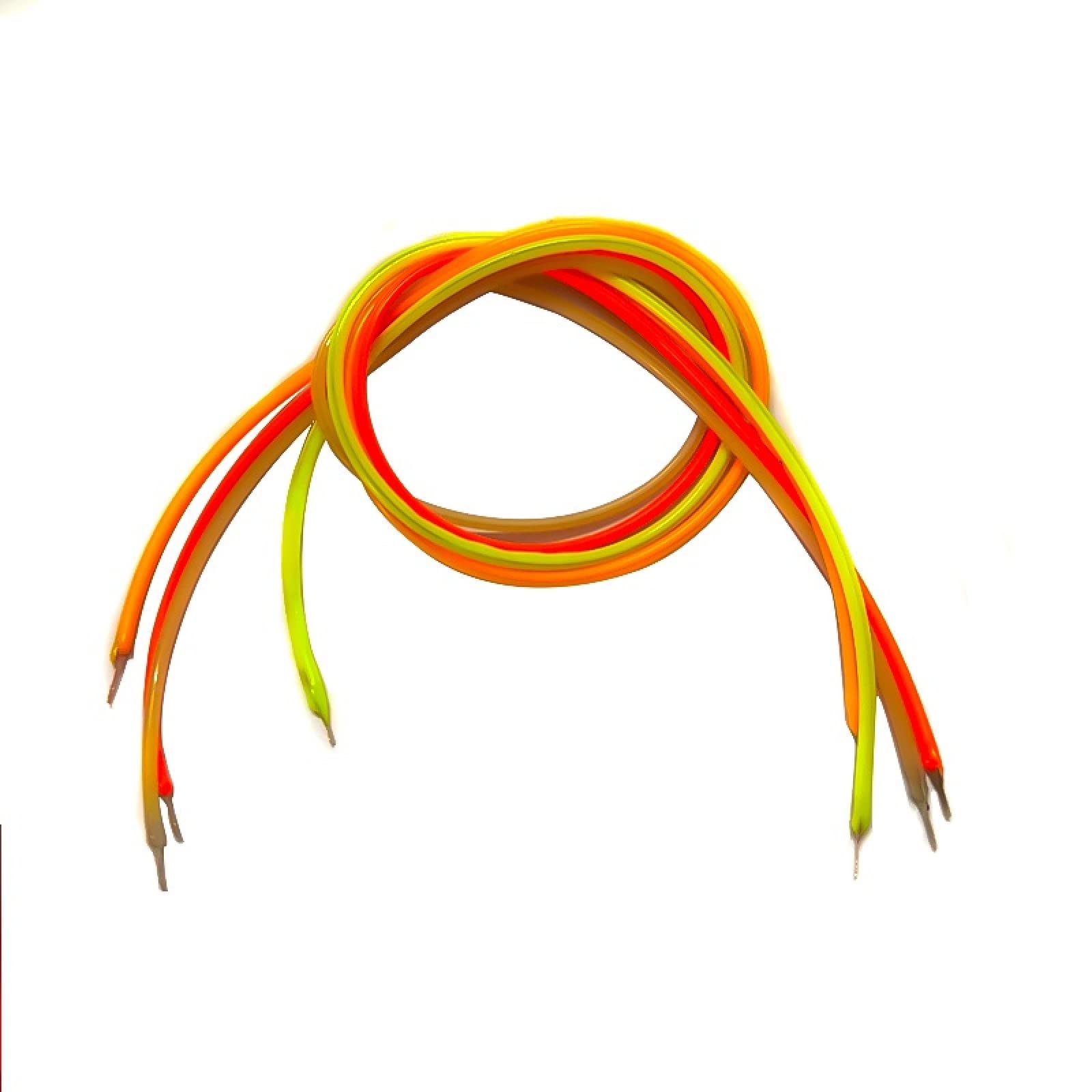 LIGHBIB Led Soft Silament DC3V 80mm 130mm 255mm Edison Bulb Filament Diode Flexible Filament DIY Christmas Decorative Lamp,Blue,255mm(10.04inch) 2p