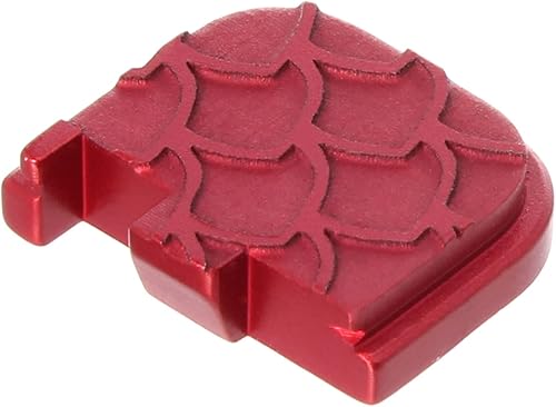 Miniatura 10 de NDZ Performance Placa trasera para Glock 43 43 x 48 0.354 in de aluminio anodizado grabado láser en negro  elige color y diseño de grabado profundo