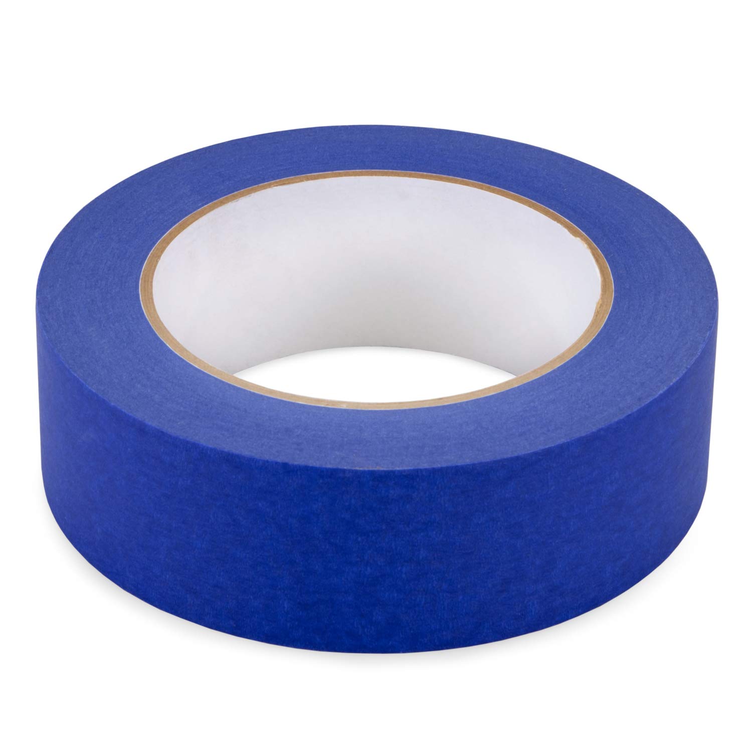IDL Packaging 3 rolki 1 1/2 cala x 60 jardów niebieskie malowidła taśma do malowania, kauczuk naturalny