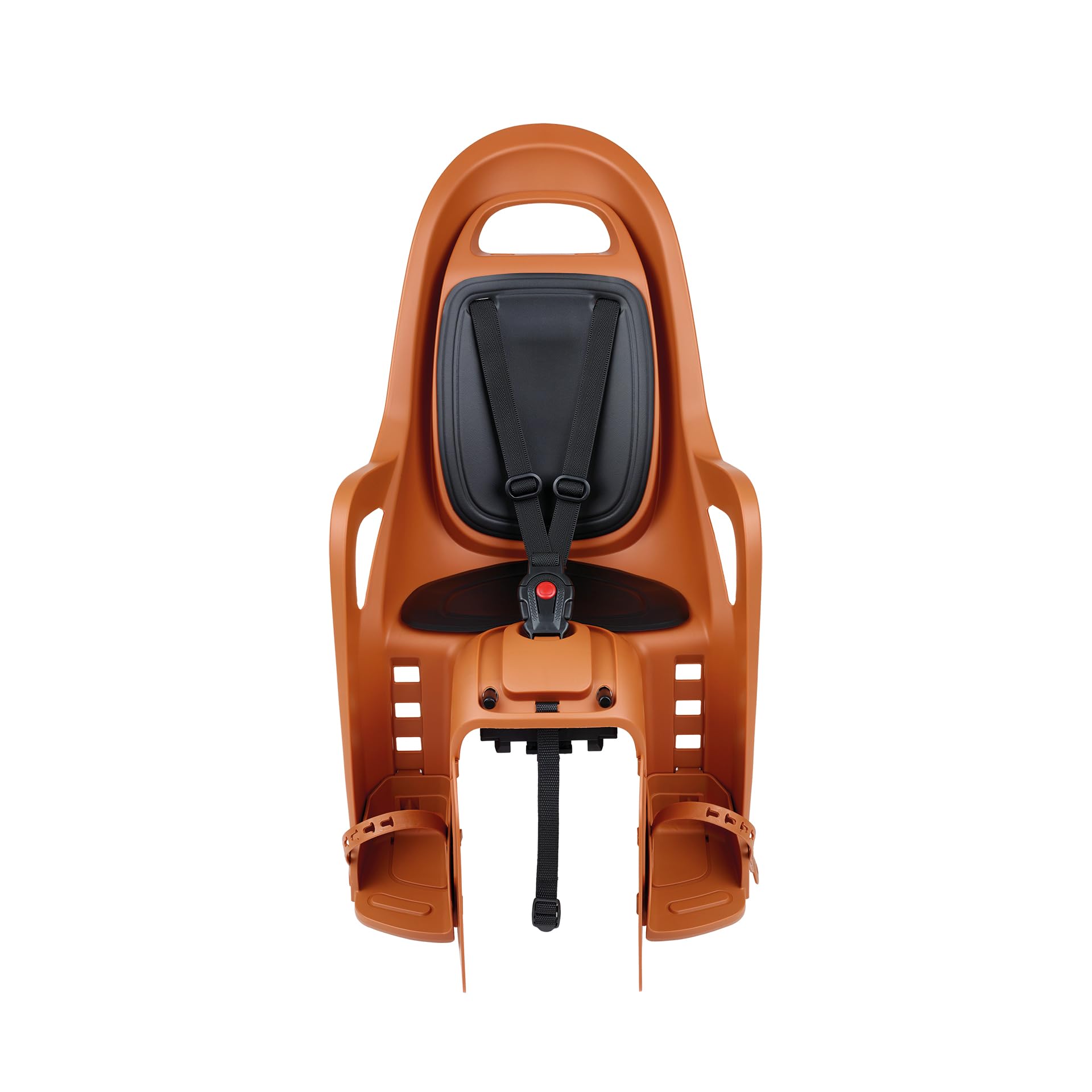 Siège Enfant vélo arrière Polisport Groovy MIK-HD pour Porte-Bagages MIK-HD, Installation Rapide et sûre, Design modernisé, Confort Optimal, Jusqu’à 22 kg et 110 cm, Couleur Marron Caramel