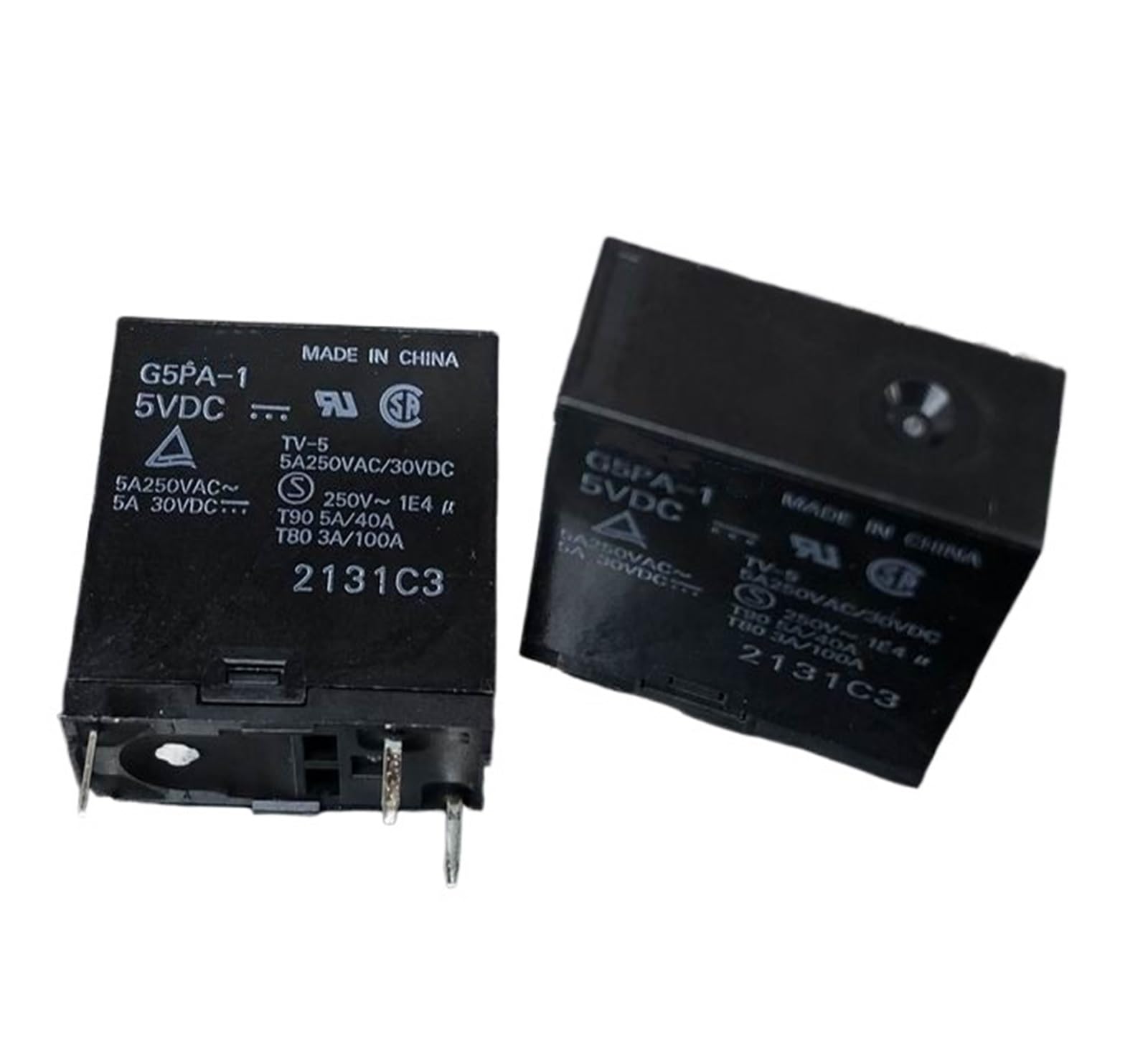 Relé de 4 pines G5PA-1 5VDC interruptor electromagnético miniatura