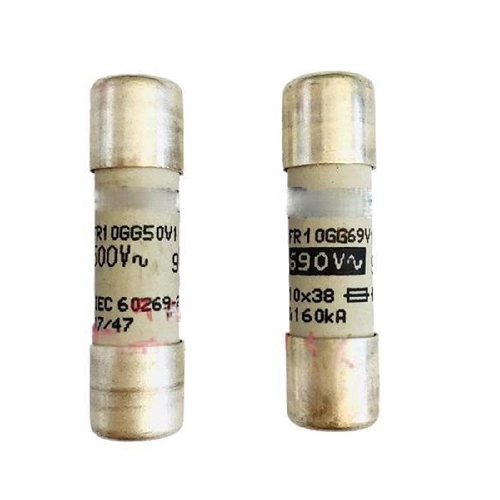 Fusible 10x38 2A gG D213098 cartouche cylindrique 500V pour tableau électrique domestique