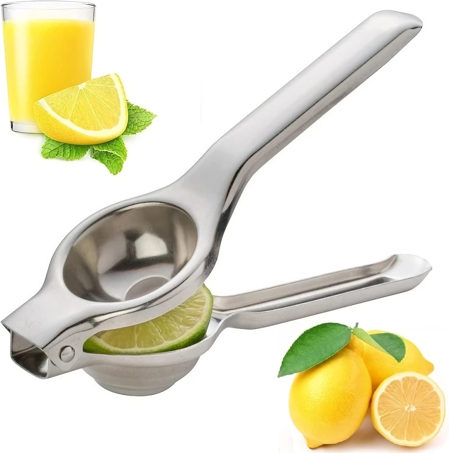 Lemon Squeezer Stainless Steel Citrus Fruits Juicer Hand