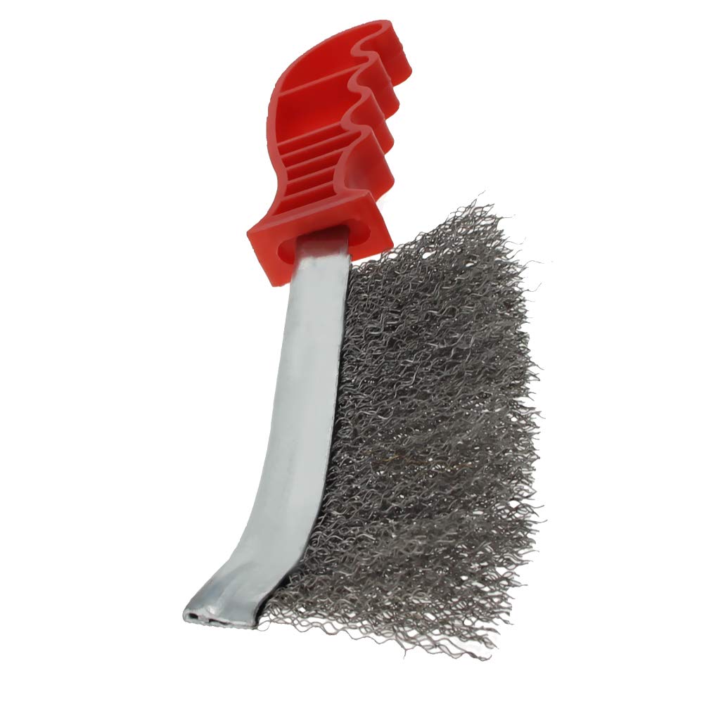 Lot de 6 Brosses Métalliques en Acier Inoxydable, Laiton, Carbone, Nylon, Brosses à Récurer pour