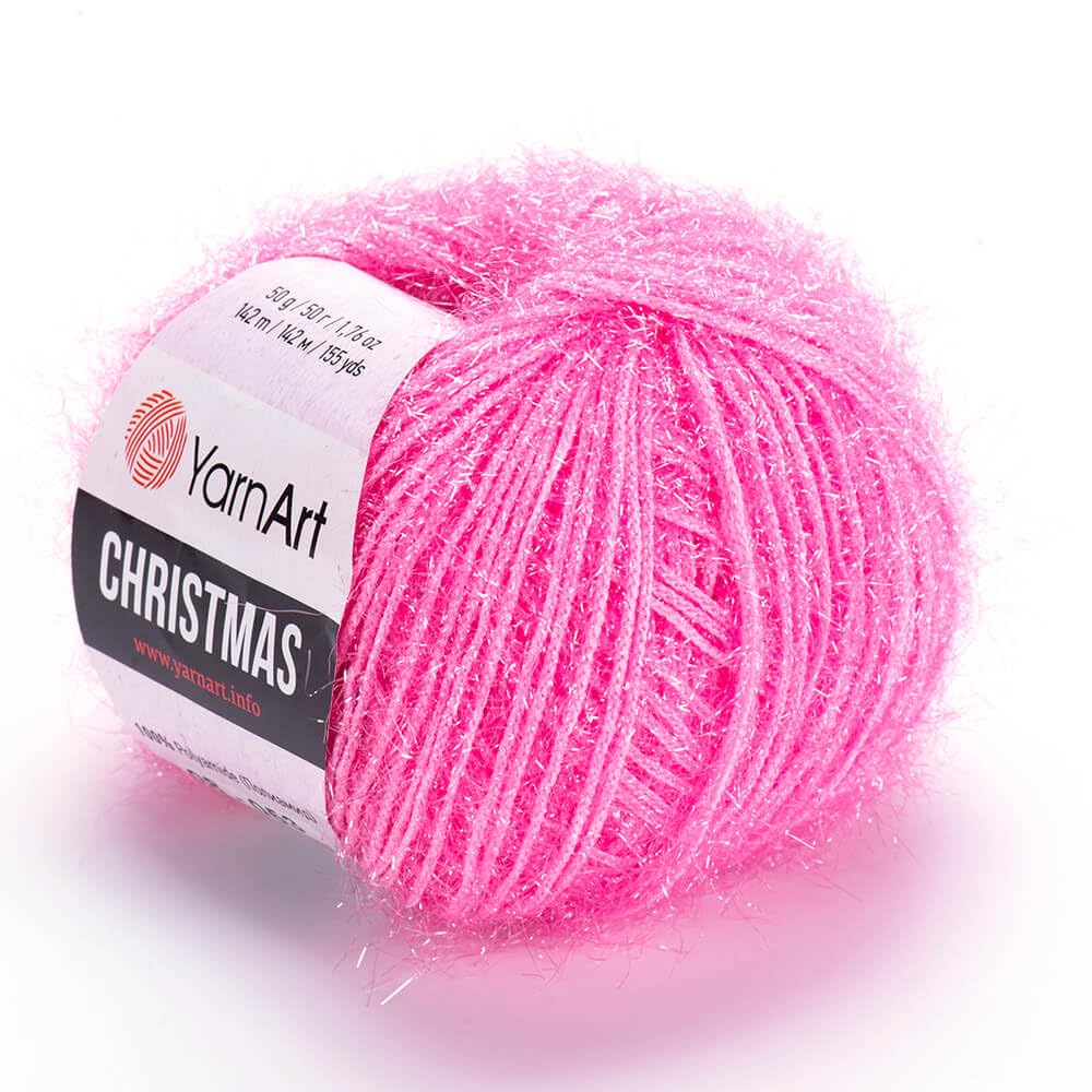 Yarnart Christmas Fantasy Sparkly Knitting Yarn, Metallic, Sparkle, Shiny, Eyelash, 100% Polyamide, 1.76 Oz, 155 Yds, 50 Grams, Amigurumi