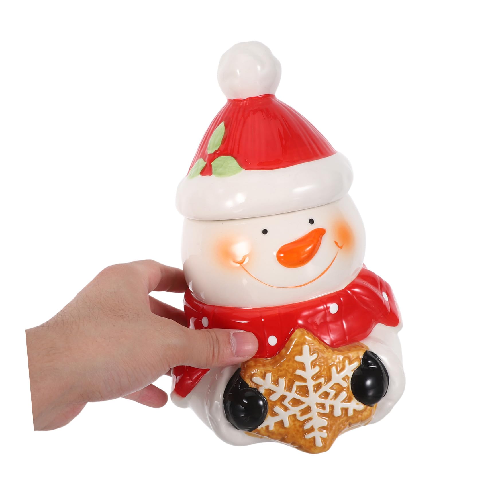 Zerodeko Pot de bonbons biscuits boîte à biscuits de Noël boîte de bonbons de Noël de faveur de la fête