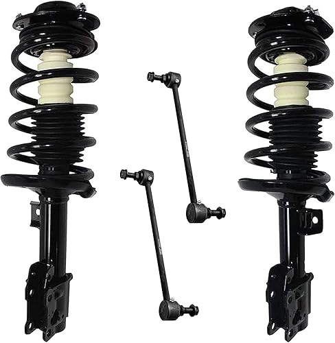Miniatura 28 de Detroit Axle - Kit de 4 puntales delanteros para Dodge calibre 09-12, 2 puntales y muelles helicoidales 2 estabilizadores barra estabilizadora 2009