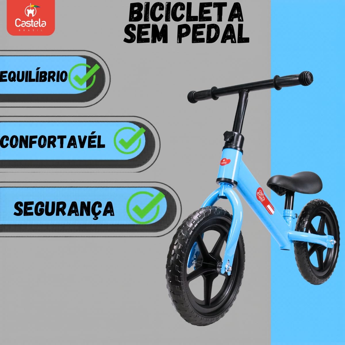 bicicleta sem pedal brasil Infantil De Equilíbrio 2 Rodas Azul Color:Sandstone with Silver Mirror Lens Halcyon Gold, Green, and _mechanic_archive_check_1785504555