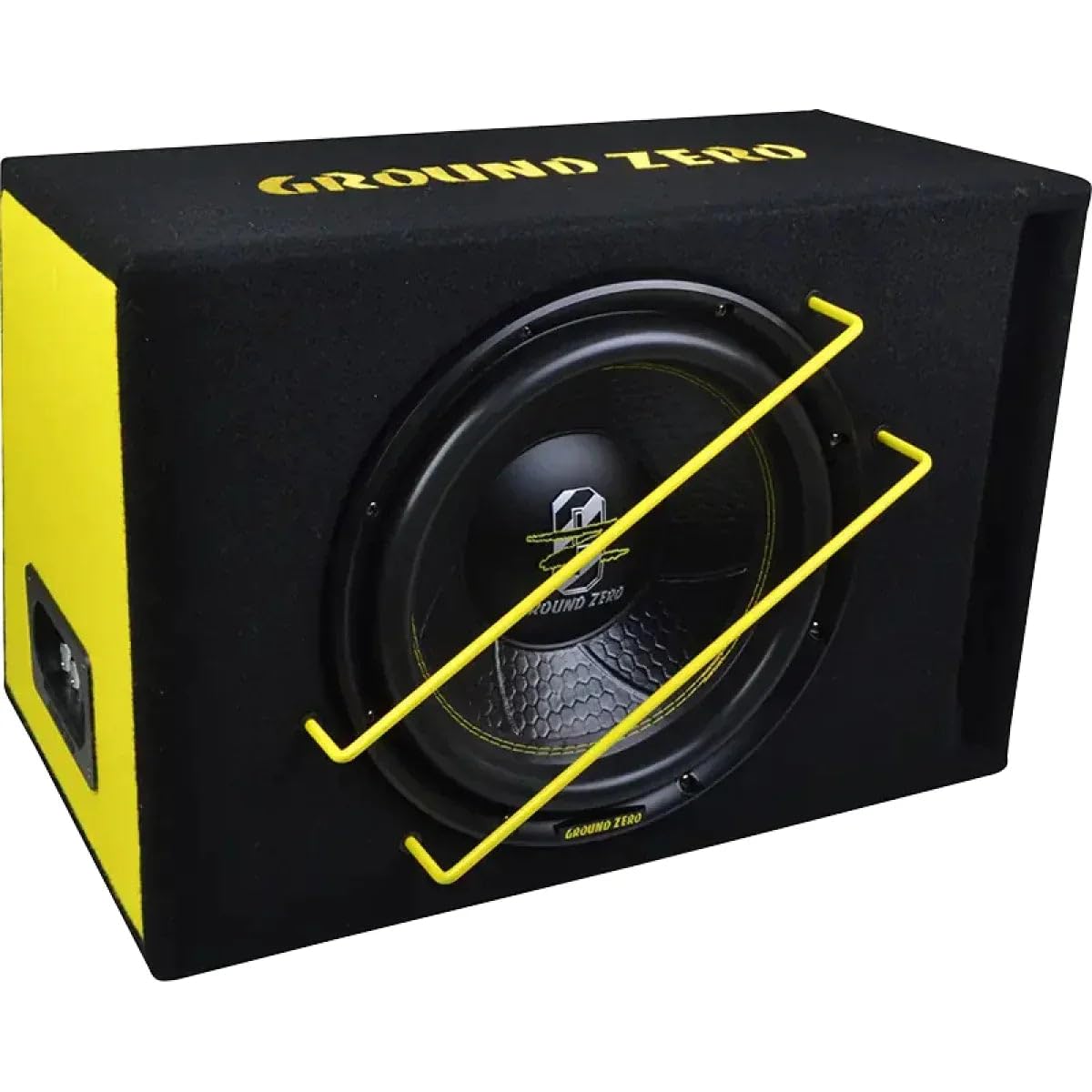 GroundZero GZIB 12SPL - Subwoofer de reflexión de graves SPL de 30 cm / 12" con carcasa basreflex - 1000 W RMS SPL - Impedancia de 2x2 Ohm (gzib12spl)