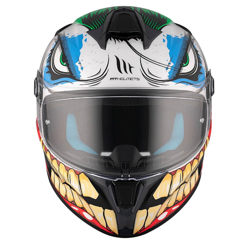 MT Helmets Targo S Joke - Casco de Moto Integral Joker Homologado 22.06