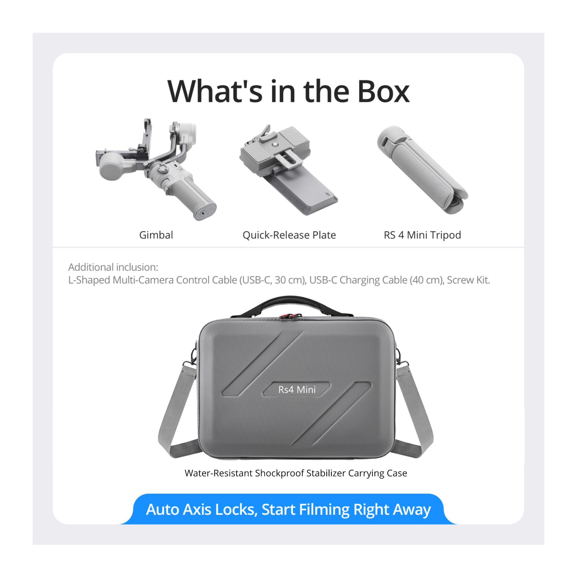 Amazon.com : DJI RS 4 Mini Gimbal Stabilizer for Cameras with Auto