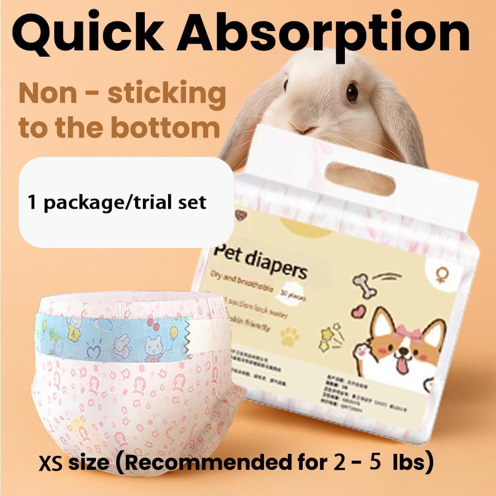 Photo 1 of Generic Rabbit Diapers - XS